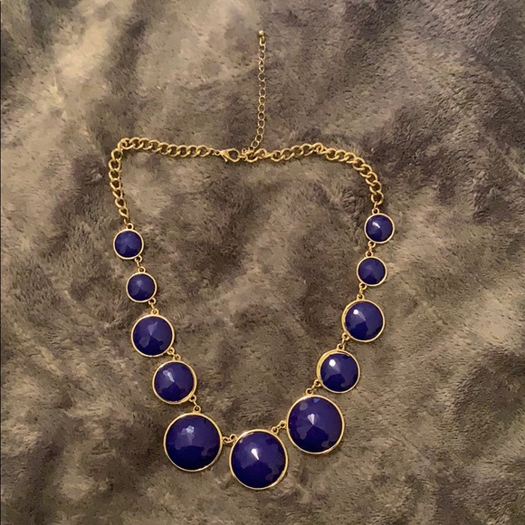BLUE STONE NECKLACE - Picture 1 of 4